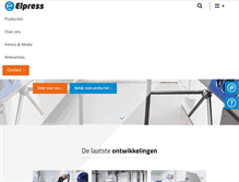 Tablet Screenshot of elpress.nl